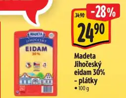 Albert Madeta Jihočeský eidam 30 plátky nabídka