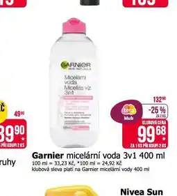 Teta Garnier micelární voda nabídka