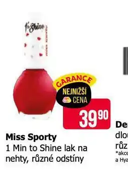 Teta Miss sporty lak na nehty nabídka