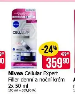 Teta Nivea cellular expert filler krém nabídka
