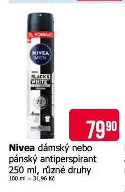 Teta Nivea antiperspirant nabídka