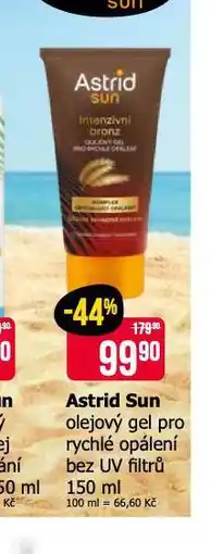 Teta Astrid sun olejový geel pro rychlé opálení nabídka
