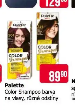 Teta Palette color shampoo barva na vlasy nabídka