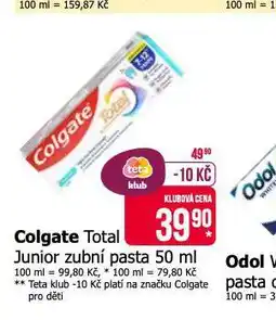 Teta Colgate total zubní pasta nabídka