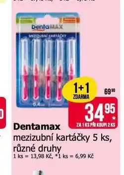 Teta Dentamax mezizubní kartáčky nabídka