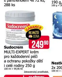 Teta Sudocrem multi-expert krém nabídka
