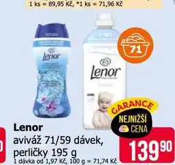 Teta Lenor aviváž, perličky nabídka