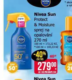 Teta Nivea sun sprej na opalování nabídka