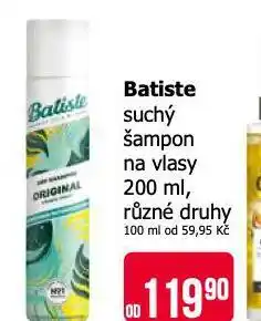 Teta Batiste suchý šampon nabídka