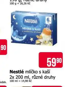Teta Nestlé mlíčko s kaší nabídka