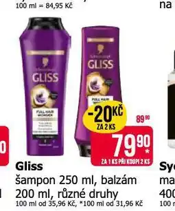 Teta Gliss šampon, balzám nabídka