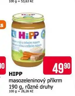 Teta Hipp masozeleninový příkrm nabídka