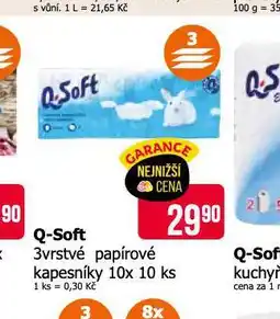 Teta Q soft papírové kapesníky nabídka