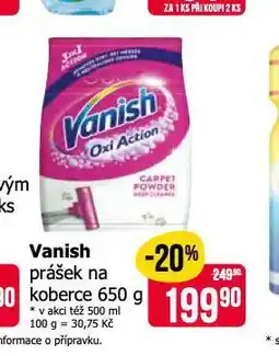 Teta Vanish prášek na koberce nabídka