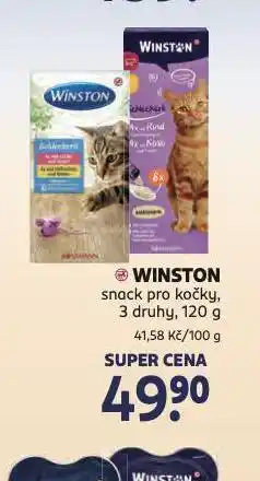 Rossmann Winston snak pro kočky nabídka