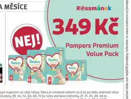 Rossmann Pampers dětské plenky nabídka