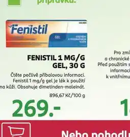 Rossmann Fenistil gel nabídka