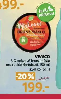 Rossmann Vivaco bio máslo nabídka