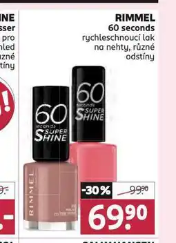 Rossmann Rimmel lak na nehty nabídka