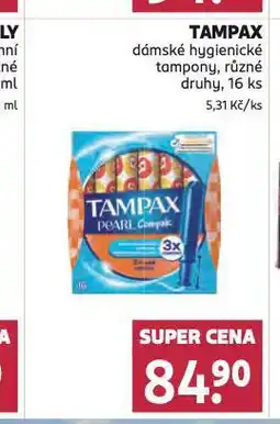 Rossmann Tampax tampony nabídka