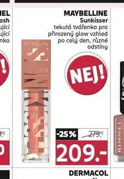 Rossmann Maybelline tekutá tvářenka nabídka