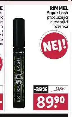Rossmann Rimmel řasenka nabídka