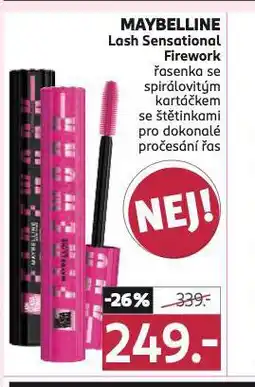 Rossmann Maybelline řasenka nabídka