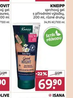 Rossmann Kneipp sprchový gel nabídka