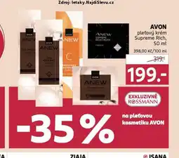 Rossmann Avon pleťový krém nabídka