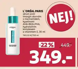 Rossmann Loreal paris sérum proti tmavým skvrnám nabídka