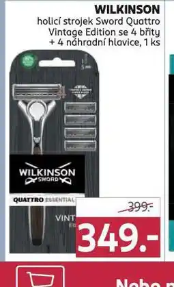 Rossmann Wilkinson holicí strojek nabídka