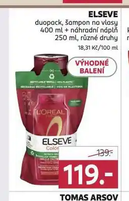 Rossmann Elseve šampon nabídka