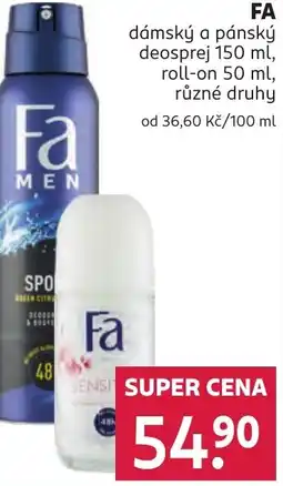 Rossmann FA dámský a pánský nabídka