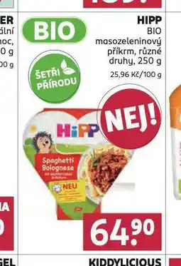 Rossmann Hipp bio masozeleninový příkrm nabídka
