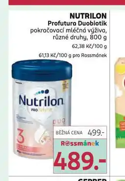 Rossmann Nutrilon 2 profutura duobiotik nabídka