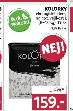 Rossmann Kolorky ekologické pleny nabídka