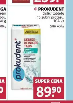 Rossmann Prkudent čistící tablety nabídka