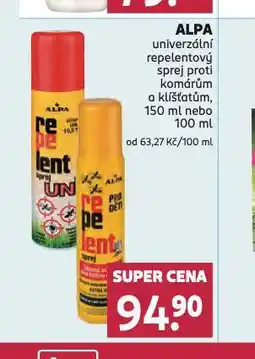 Rossmann Alpa univerzální repelentový sprej nabídka