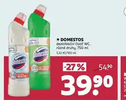 Rossmann Domestos dezinfekční čistič wc nabídka