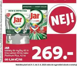 Rossmann Jar tabety do myčky nabídka