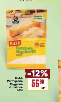 Billa Billa parmigiano reegiano strouhané nabídka