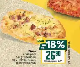 Billa Pinsa nabídka