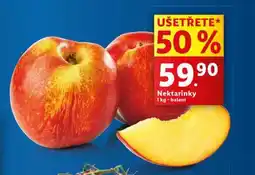 Lidl Nektarinky nabídka