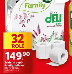 Lidl Toaletní papír family delicate nabídka