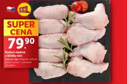 Lidl Kuřecí stehna a křídla mix nabídka