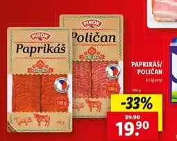 Lidl Paprikáš nabídka