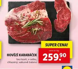 Lidl Hovězí karabáček nabídka