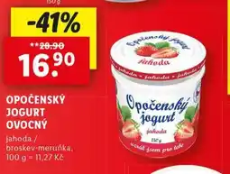 Lidl Opočenský jogurt ovocný nabídka