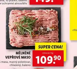 Lidl Mělněné vepřové maso nabídka