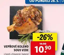 Lidl Vepřové koleno sou vide nabídka